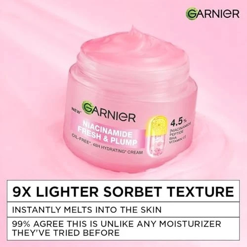Garnier Niacinamide Sorbet Moisturizer 45g Oil Control Hydration Free Ship gallery