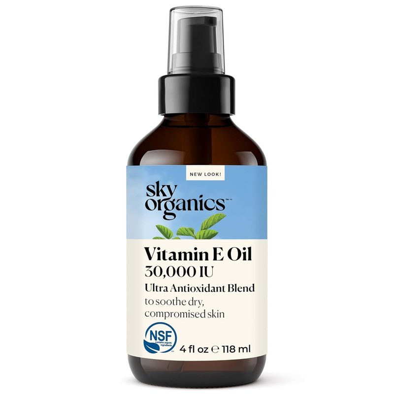 Sky Organic Vitamin E Oil 36,000 IU Ultra Antioxidant Blend 4 fl oz
