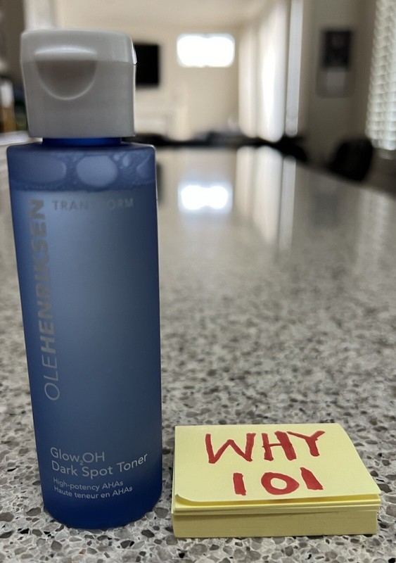 OLE HENRIKSEN Glow2OH Dark Spot TONER AHA’s 2.2oz/65mL DELUXE /Travel SIZE
