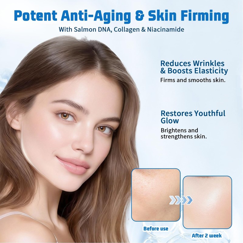 Salmon DNA PDRN Anti-Aging Serum, Microneedling Aftercare & Barrier Support w... gallery