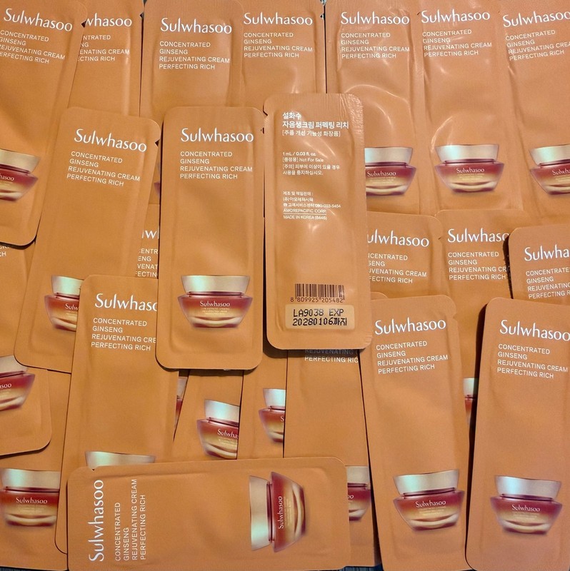 Sulwhasoo Concentrated Ginseng Rejuvenating Cream Rich 1ml (10pcs ~ 130pcs) New gallery