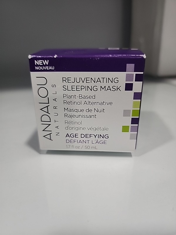Andalou Age Defying Plant Based Retinol Alternative Rejuvenating Sleeping Mask –