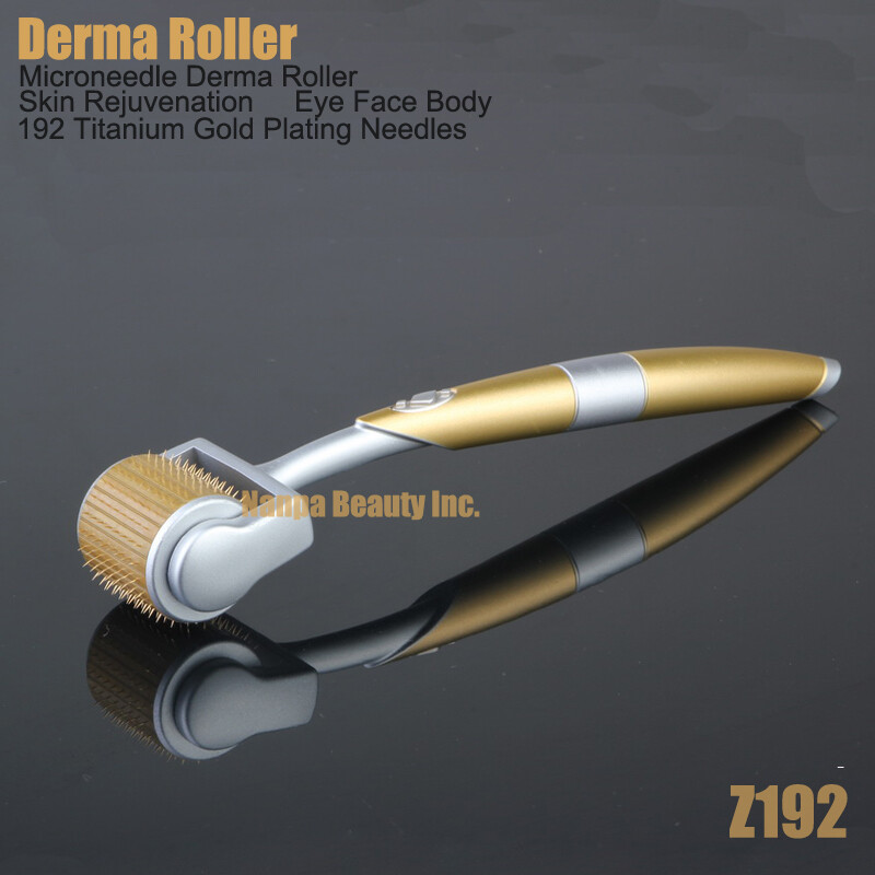 192 pins Titanium Derma Roller Skin Care Anti Acne Scars Wrinkles 0.25 - 2.5 mm gallery