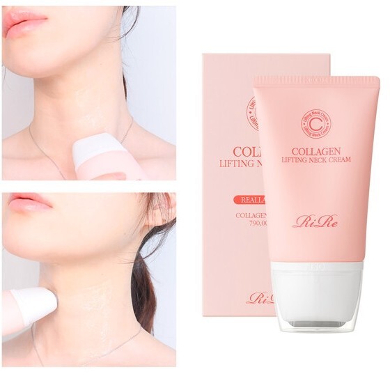 RIRE Collagen Lifting Neck Cream 120g Roller Massage Neck Cream Wrinkle Care