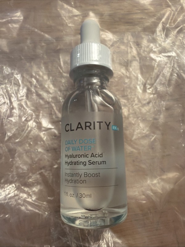 CLARITYRX Daily Dose of Water, Hyaluronic Acid Hydrating Serum 1 fl oz /30ml $80