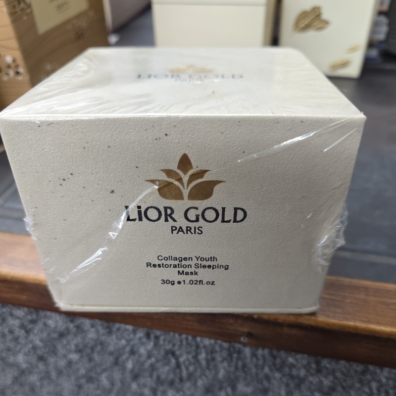 Lior Gold Paris Collagen Youth Restoration Sleeping Mask – New & Sealed