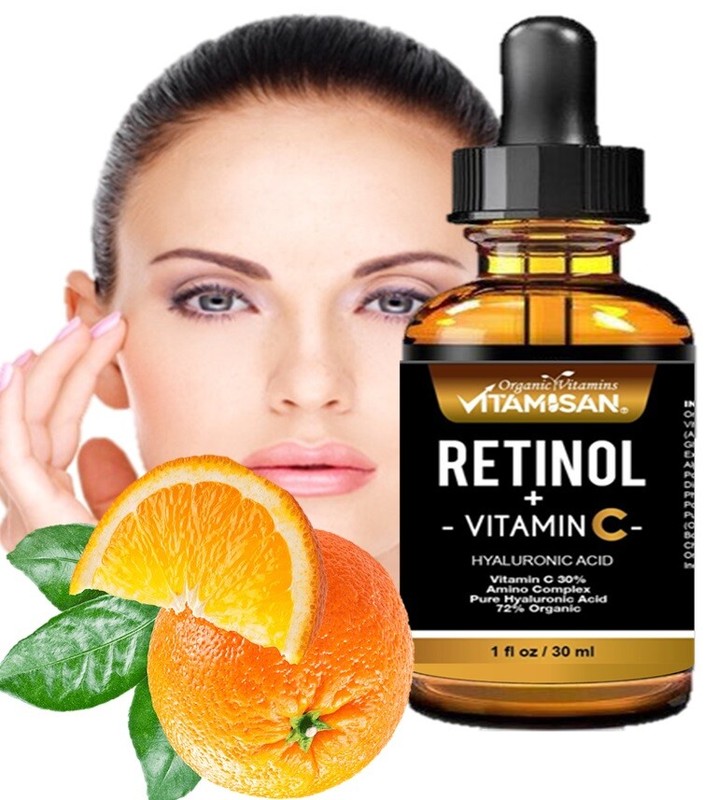 Hyaluronic serum Vitamin C skin anti-wrinkle Gel cream clear oil suero