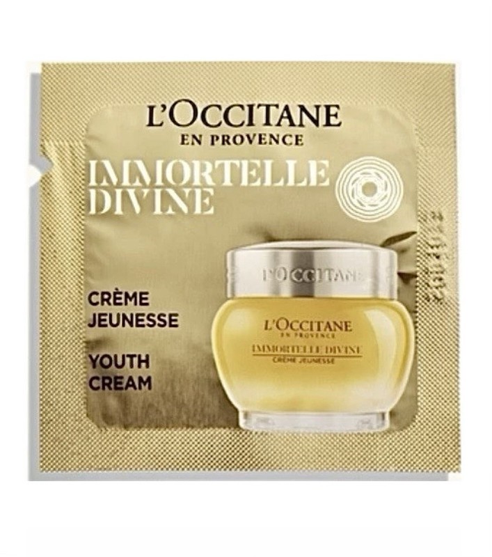 L’Occitane Immortelle Divine Cream 50pk Sample Travel Size (1.69oz Total) NEW gallery