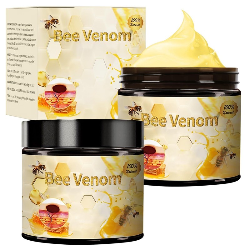 2026 Professional Bee Venom Treatment Cream - Moisturizing Skin Repair (2 Jars) gallery