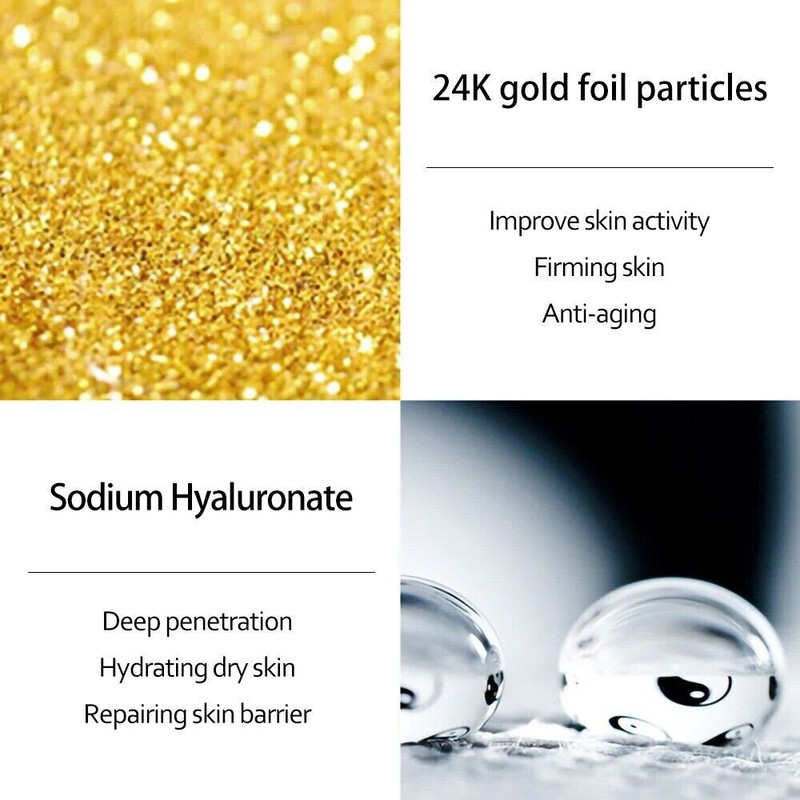 Nicotinamide Liquid 24K Gold Anti Aging Moisturizer with Hyaluronic Acid gallery