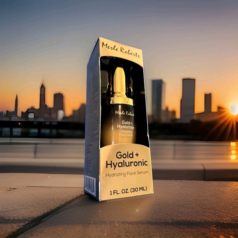 Merle Roberts Gold Hyaluronic Acid Hydrating Face Serum