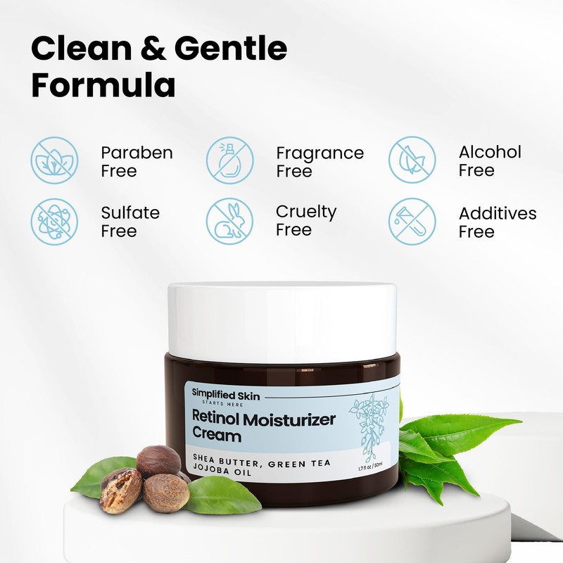 Retinol Cream for Face – 2.5% 1.7 Fl Oz (Pack of 1), green gallery