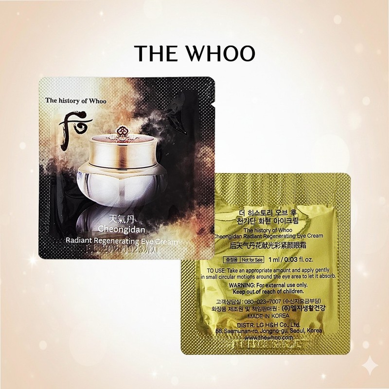 The History of Whoo Cheongidan Radiant Regenerating Eye Cream 1ml x 60 Pcs(60ml) gallery