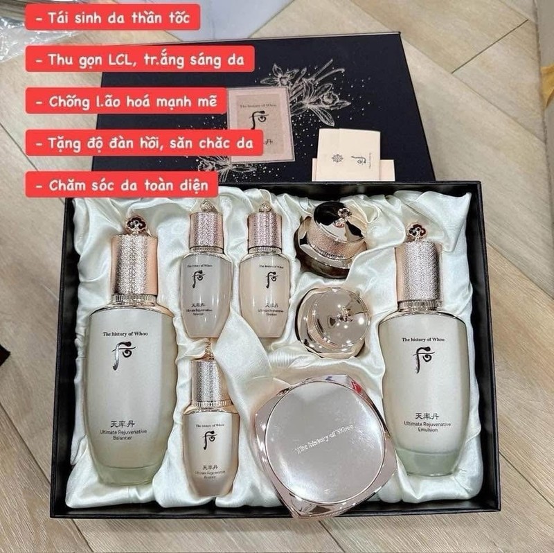 The history of Whoo Cheonyuldan Ultimate Regenerating 3pcs Special Gift Set