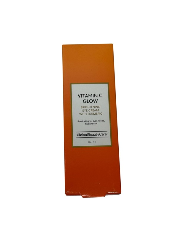 Global Beauty Care Vitamin C Eye Cream Brightening Turmeric 0.5 oz New