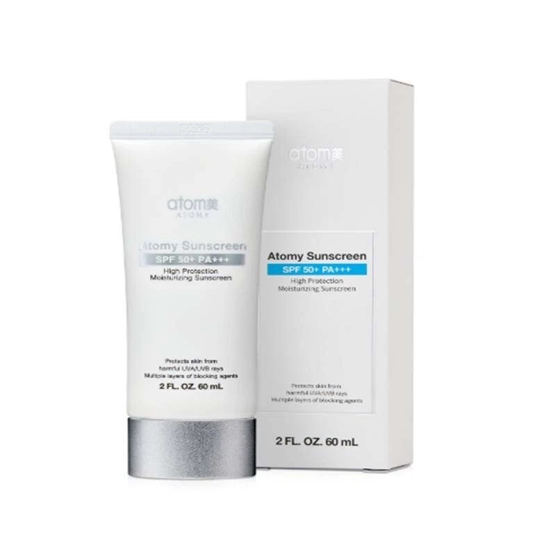 4Pcs◀Atomy Sunscreen (White) SPF 50+ PA+++, Broad Spectrum UV Protection gallery