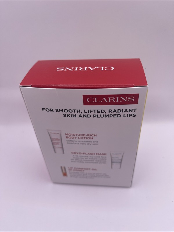 Clarins Travel Size Skincare Set (3)Body Lotion, Face Mask , Lip Comfort Oil New gallery