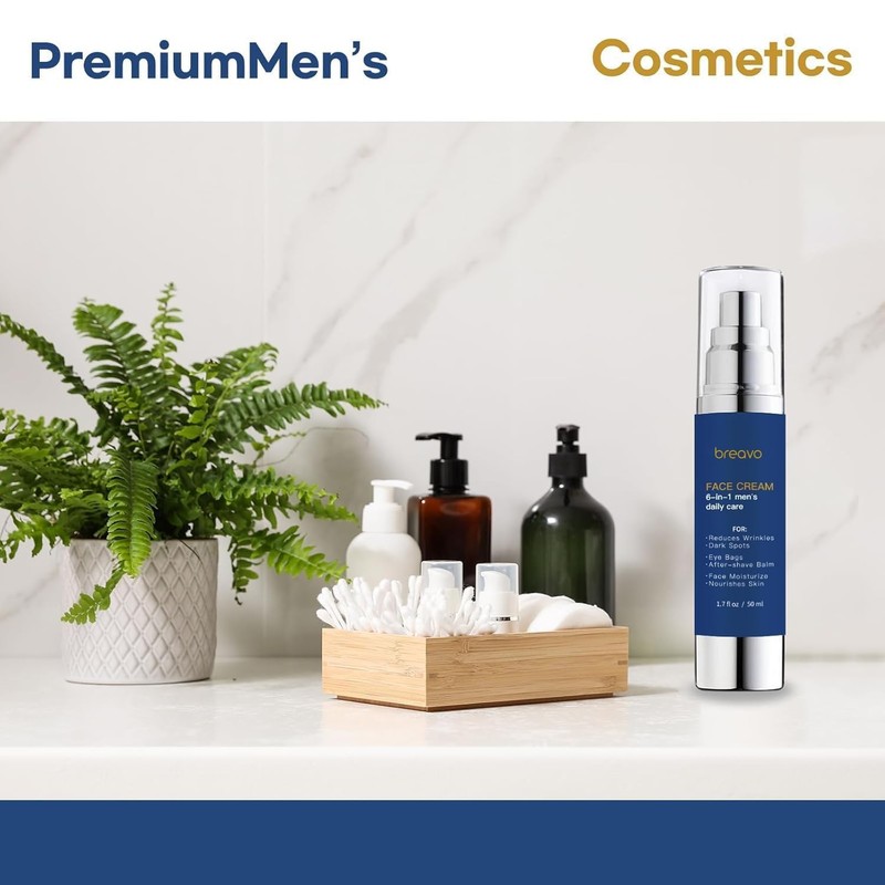 6 in 1 Face Cream for Men: 6 in 1 Mens Face Moisturizer, Mens Face Cream Anti... gallery