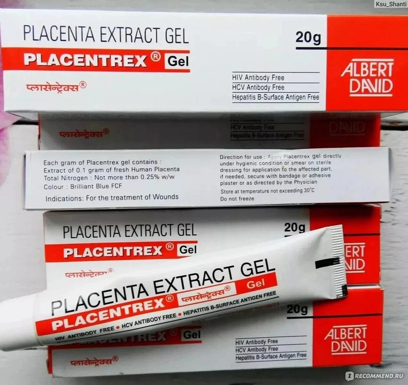 Placenta Organic Herbals GEL ANTI-AGING New FREE & FAST SHIPPING (pack of 2)