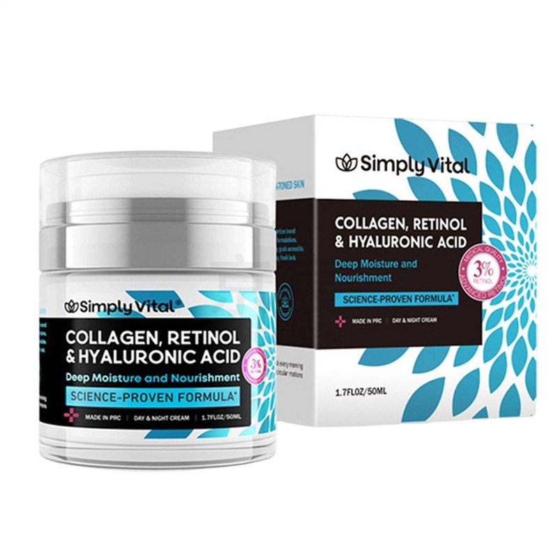 SimplyVital Collagen Retinol & Hyaluronic Acid Cream, 50 ml
