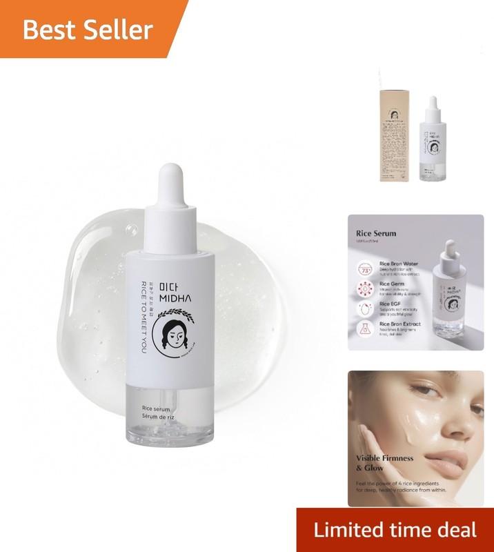 Alcohol-Free Rice Complex Serum, 50ml: Nourishing Hydration for All Skin Types