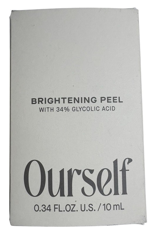 OURSELF Brightening Peel W/ 34% Glycolic Acid 0.34 FL. OZ. U.S. /10mL