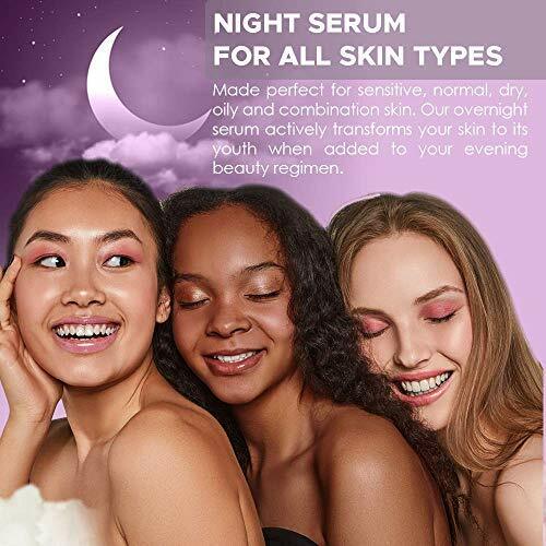 Rejuvenating Night Face Serum Vitamin E Hyaluronic Acid Witch Hazel 1oz gallery