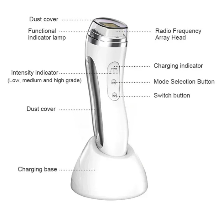 Wireless RF Face Lifting Machine Anti-Aging Beauty Device gallery
