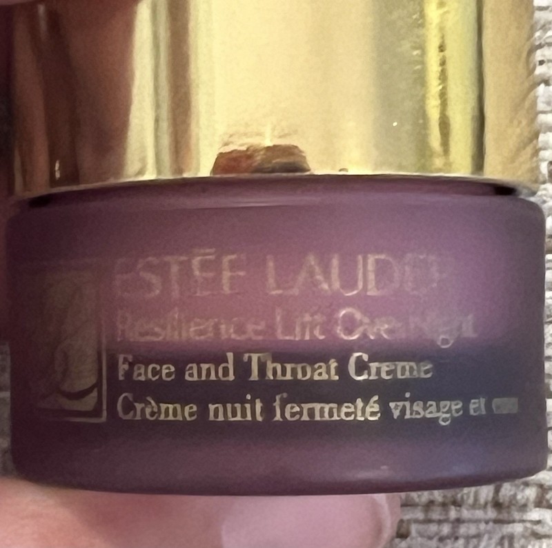 Estee Lauder Resilience Lift Overnight Face & Throat Creme .22 Oz