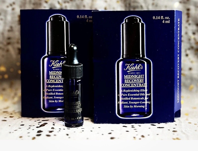 2x~Kiehl’s~Midnight Recovery Concentrate~0.14 fl oz / 4 ml each~Mini Size~NIB~