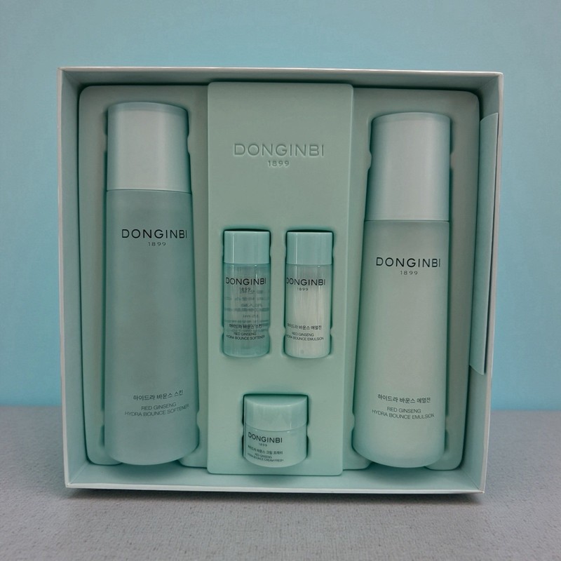 NIB~ Donginbi 1899 Red Ginseng Bounce Skincare Set Emulsion Hydra Cream Fresh