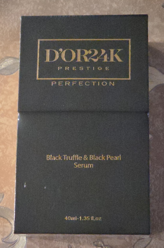 D’OR24K Prestige Perfection Black Truffle Black Pearl Serum. 40ml/1.35oz Sealed
