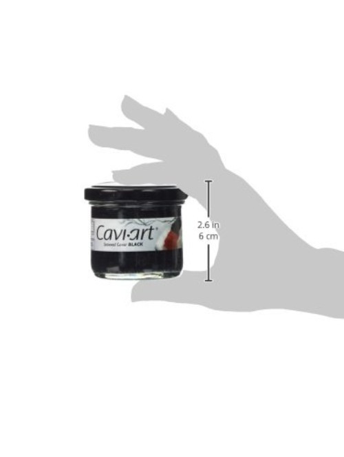 Cholesterol-Free Caviar - 3.5 oz Black Seaweed Flavor, Taste gallery