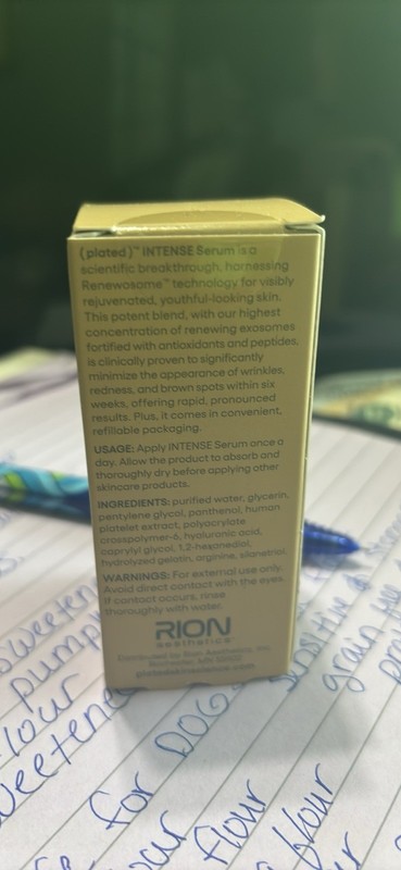 Plated Skin Science Intense Serum 15 mL 0.5 fl oz NEW gallery