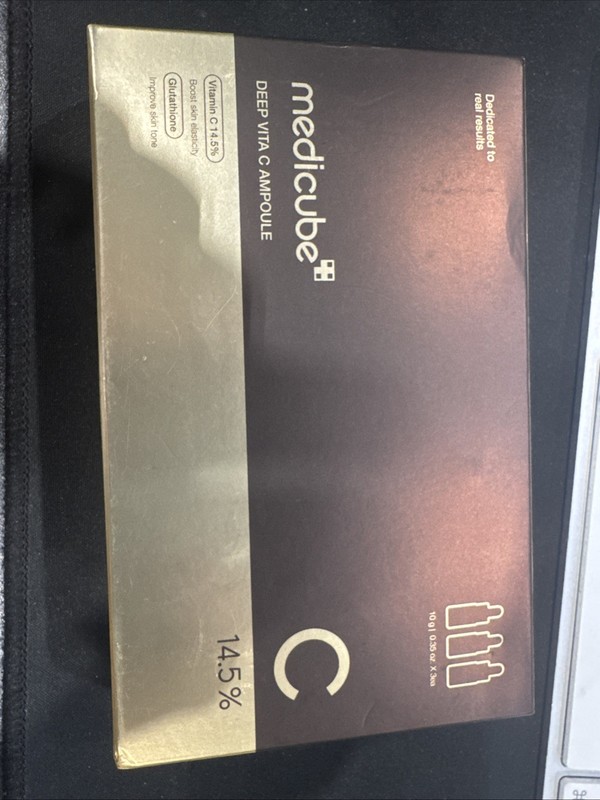 MEDICUBE Deep Vita C Ampoule 14.5% 10g / 0.35oz x 3 (Bottles K-Beauty) SEALED