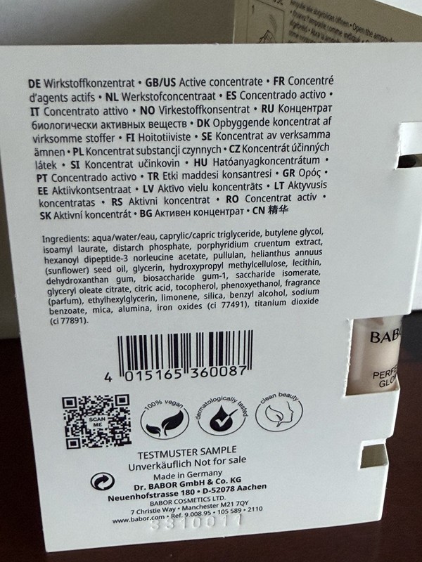 BABOR Perfect Glow Ampoule Concentrates Radiance Serum Sample gallery