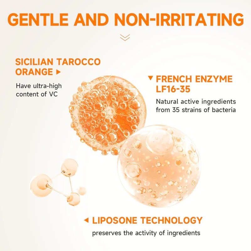 GMEELAN Orange Enzymes Exfoliating Brightening Gel Face Scrub Vit C 50g - 2's gallery
