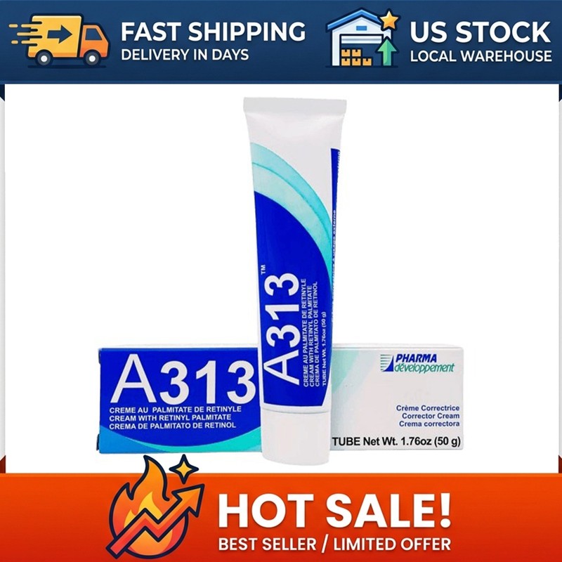 2pack French A313 Retinol Cream For Anti-Aging Reduce Wrinkles 1.76fl oz