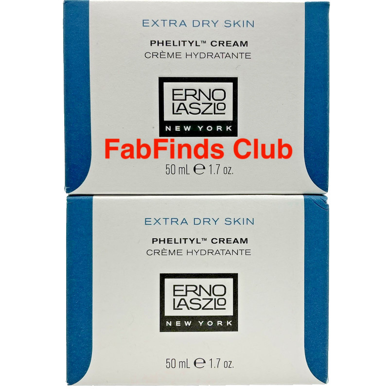 2x Erno Laszlo Phelityl Cream for Extra Dry Skin 1.7oz/50ml Exp. 01/2027 Sealed