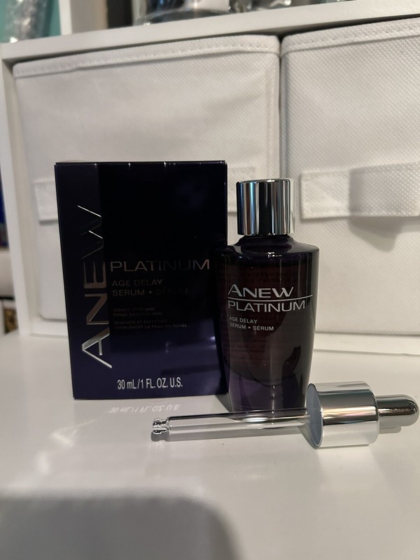 Avon Anew Platinum Age Delay Lifting Serum ~ 1oz Sagging Skin NEW IN BOX