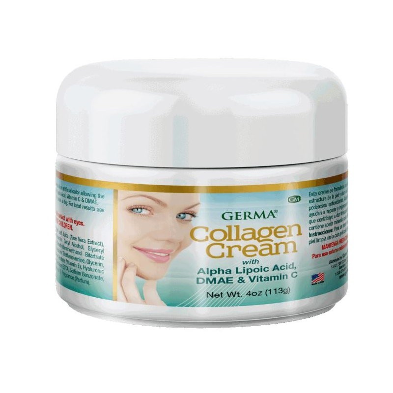 Collagen Cream with Alpha Lipoic Acid, Aloe Vera Extract, Vitamin C, E, and DMAE