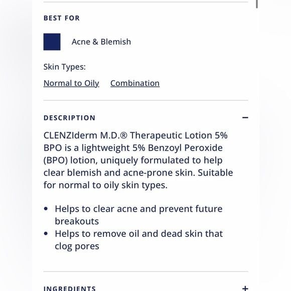 Obagi CLENZIderm M.D. Acne Treatment Lotion - White gallery