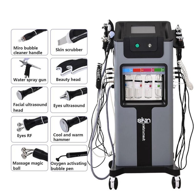 10IN1 Facial Hydra Dermabrasion Hydro Water Jet Aqua Skin Deep Cleansing Machine