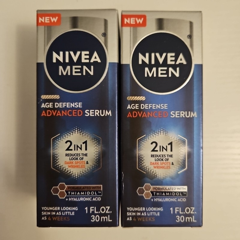 Nivea Men’s Advanced Face Serum for Dark Spots & Fine Lines 1Oz X2
