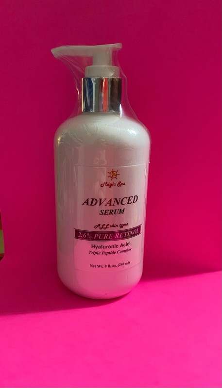 8oz Hyaluronic Acid Serum Pure Retinol 2.6% Vitamin A, Wrinkle Filler Peptides gallery