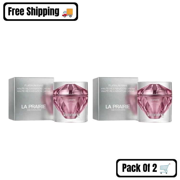 2-Pack La Prairie Platinum Rare Haute-Rejuvenation Cream 30ml Each