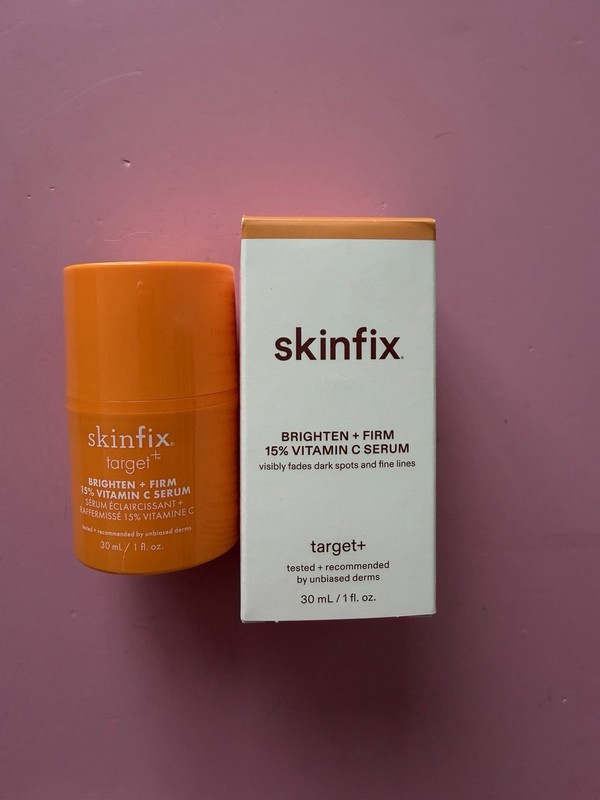 Skinfix Target + Brighten + Firm 15% Vitamin C Serum 1oz/30ml New In Box