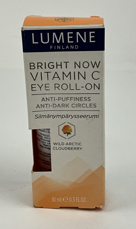Lumene Bright Now Eye Roll-On Wild Arctic Cloudberry 0.5 Fl Oz