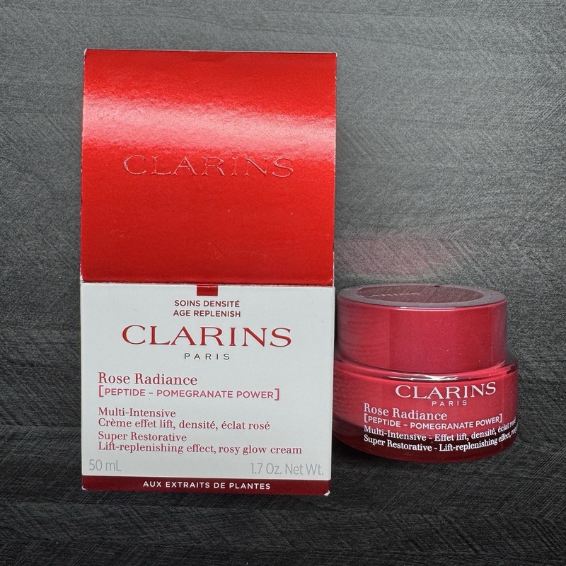 Clarins Rose Radiance Lift Replenishing Effect Rosy Glow Cream 50ml NIB Sealed