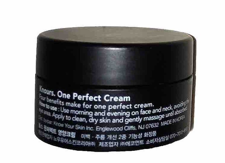 Knours One Perfect Cream Face Cream Moisturizer – Mini Size 0.33 oz / 10 ml
